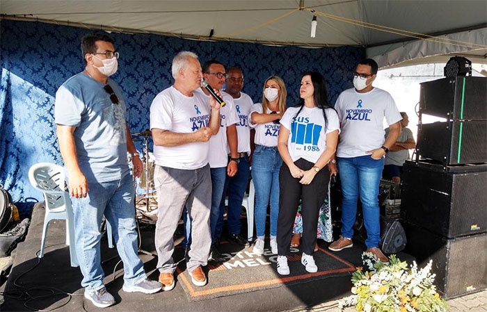 Saúde: Prefeitura de Itaperuna encerra campanha Novembro Azul aos pés do Cristo Redentor