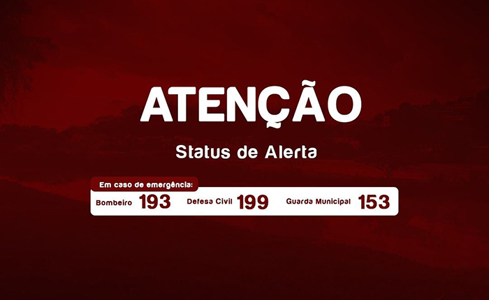 Itaperuna entra em status de alerta