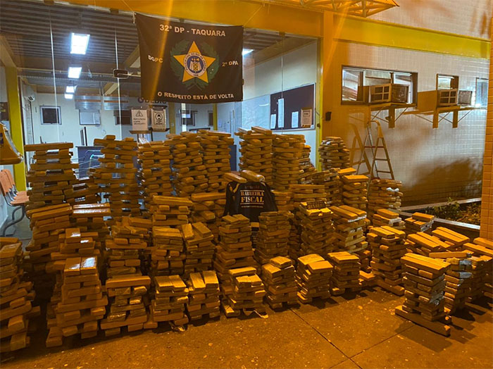 Polícia Civil apreende duas toneladas de maconha em Itatiaia/RJ