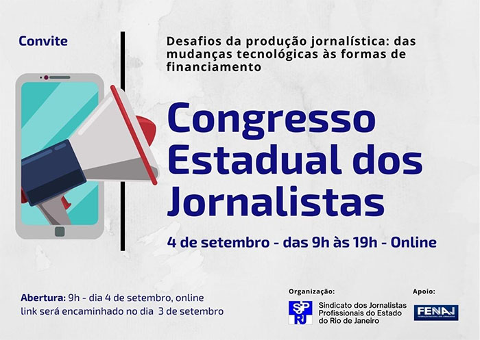 Sindicato promove Congresso Estadual dos Jornalistas