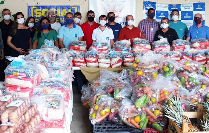 Itaperuna: 500 famílias beneficiadas com doações de cestas básicas