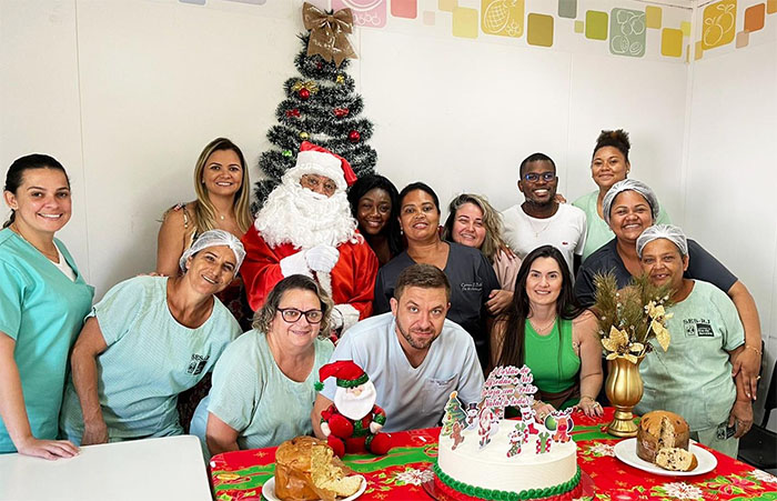 Papai Noel visitou a UPA em Itaperuna