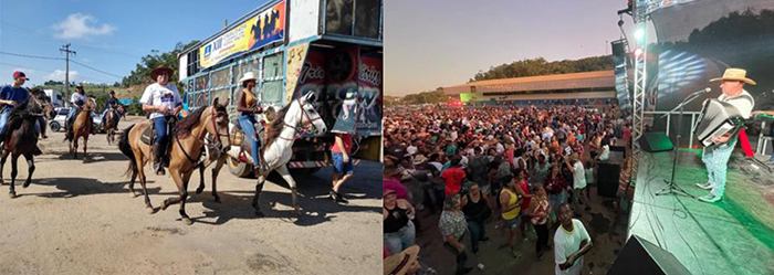 Cavalgada e show marcam o Dia do Trabalho em Itaperuna