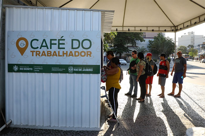 RJ: Café do Trabalhador alcança a marca de 1 milhão de refeições servidas a R$ 0,50 em vários municípios em apenas seis meses de funcionamento