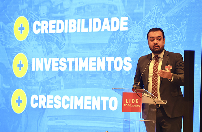 Em encontro do Lide, governador destaca momento do RJ: credibilidade, investimentos e crescimento