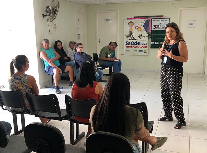 Em Itaperuna, PST e CEREST-No realizam palestra na UBS Boa Fortuna