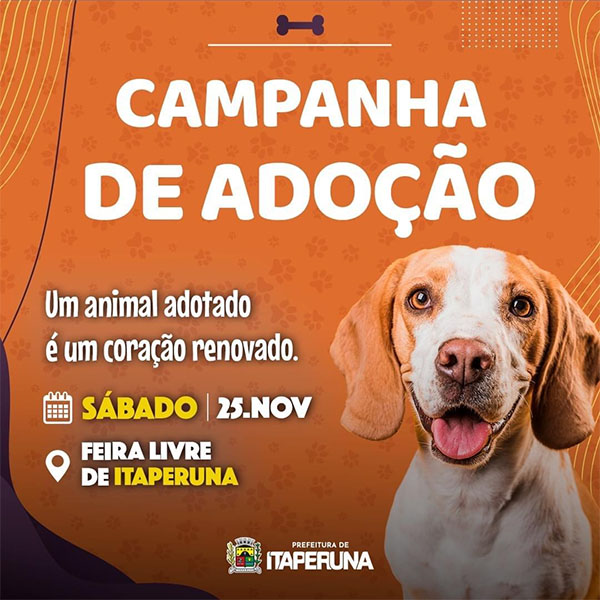 Campanha de Adoção de Animais em Itaperuna