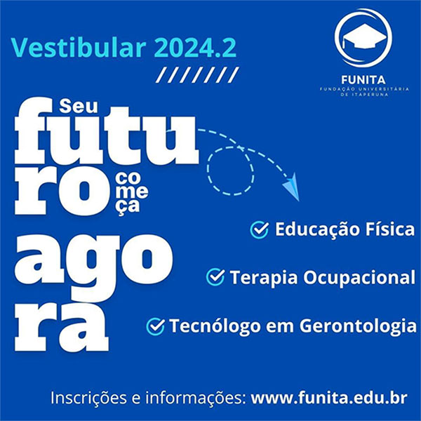 Itaperuna: Inscrições abertas para o Vestibular da FUNITA