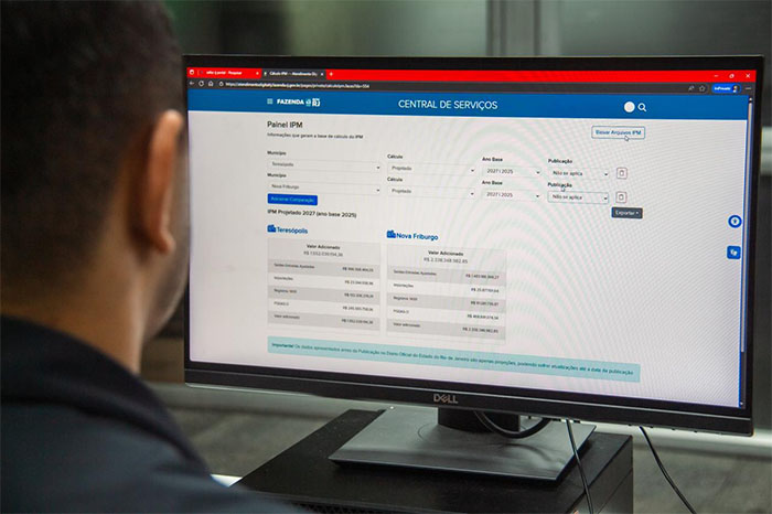 Painel Índice de Participação dos Municípios (IPM) está disponível para Prefeituras Fluminenses
