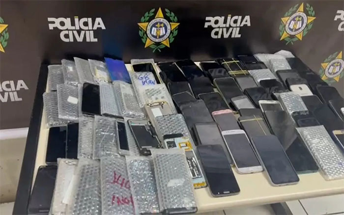 Operação Rastreio prende mais de 250 pessoas e apreende 4,1 mil celulares em ‘Dia D’ no Rio