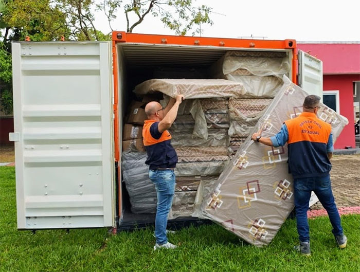 Kits de assistência a municípios afetados pelas chuvas
